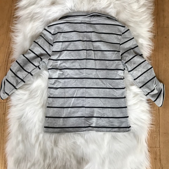 Striped cotton blazer - Picture 2 of 5